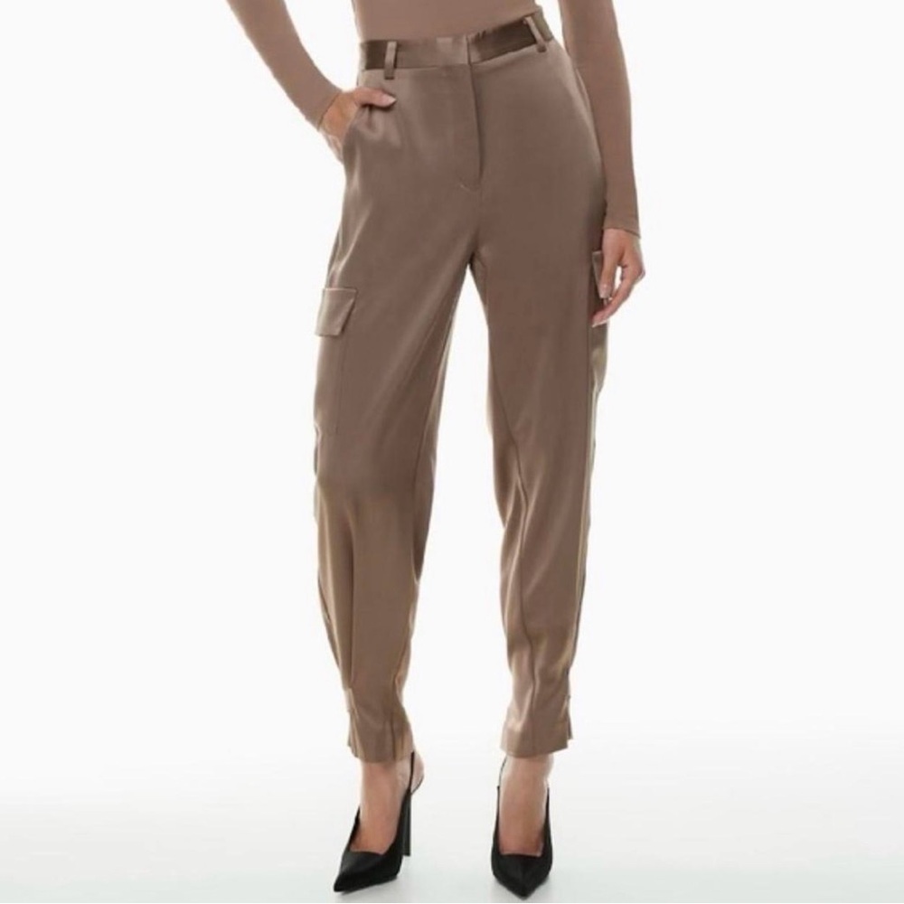 Babaton Satin Cargo Pants